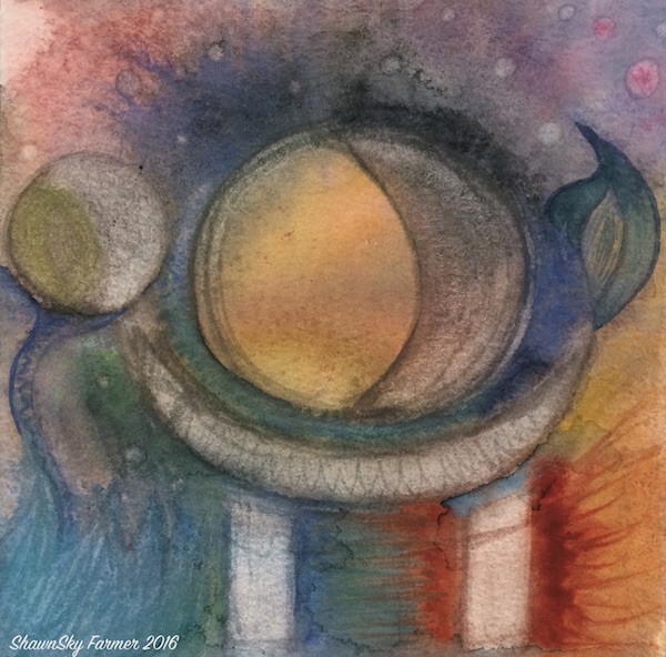 ShawnSky Farmer Painting: Saturn in Cancer